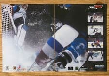 Image of NHL 2K3 Xbox PS2 Gamecube 2002 Vintage Hockey Video Game Room Print Ad/Poster