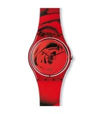 Image of A Scarce 1998 Swatch Watch GR136 THE ROSE, MINT UNWORN Box Papers, FULLY WORKING