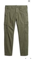Image of Superdry Men's Core Cargo Pants In Tan Khaki Size W32”L32”