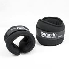 Image of Komodo Neoprene Ankle Wrist Weights Pair 0.5kg 1kg 1.5kg Running Fitness Trainin