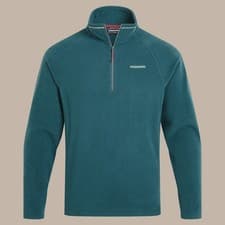 Image of Craghoppers Men's Corey VI Half Zip Fleece Dark Viridian