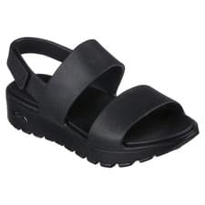 Image of Skechers 111380 Arch Fit Footsteps Day Dream Ladies Black EVA Arch Support Touch