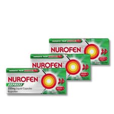 Image of Nurofen Express 200mg x 30 Liquid Capsules  - For Targeted Pain Relief