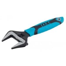 Image of OX Tools Pro Ultra-Wide Jaw Adjustable Wrench 150mm upto 300mm Tight Access