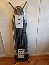 Image of Brabantia Ironing Board B 124x37 cm with Steam Iron Rest Denim Black