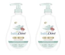 Image of 2 x Baby Dove Sensitive Skin Head to Toe Wash 400ml