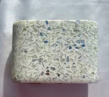 Image of Bathroom toothbrush holder (white sparkle)