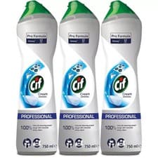 Image of CIF Cream Cleaner Original White 750ml x 3
