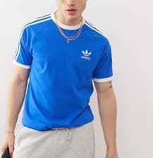 Image of ADIDAS ORIGINALS 3 STRIPES T SHIRT BLUEBIRD BNWT SIZE XXL LAST 2