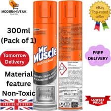 Image of Mr Muscle Oven Cleaner, Liquid; 300ml (Pack of 1) White
