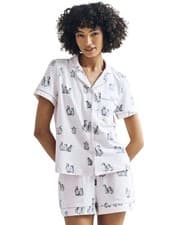 Image of Chelsea Peers Pyjama Set Short Sleeve Womens Nightwear CW7133RFPG03