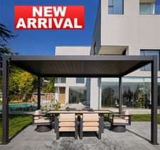 Image of Mirador 8ft 8" x 14ft 5" (2.7m x 4.4m) Louvered Aluminium Pergola
