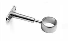 Image of WARDROBE HANGING RAILS - CHROME - 25mm - ROUND - UP TO 2900 mm + ENDS & SCREWS