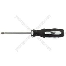 Image of Draper Expert 'Pound Thru' PZ TYPE Soft Grip Screwdriver, No.2 x 100mm