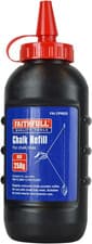 Image of Faithfull Red Builders Chalk Line Powder Refill 250G for Accurate Marking