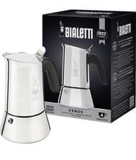 Image of Bialetti Venus 4 Cup Stovetop Espresso Coffee Maker, Moka Pot