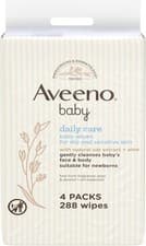 Image of Aveeno Baby Wipes - Sensitive Skin - Cleanse Gently and Efficiently - Baby Wipes