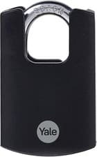 Image of Yale Y121B/50/132/1 - Brass Closed Shackle Padlock - Black