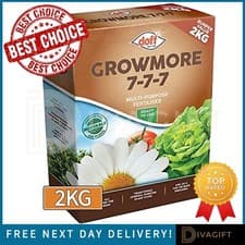 Image of GROWMORE ORGANIC ALL PURPOSE FERTILISER PLANT FOOD VEGETABLE FEED GROW MORE 2KG