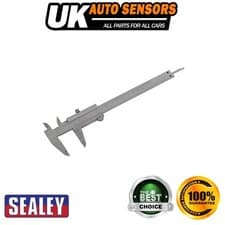Image of Sealey Vernier Caliper 6" (150mm) (0.02mm 1/1000" Acc) AK962