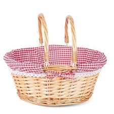 Image of Wickerfield Wicker Hamper Storage Collection Gift Basket With Fordable Handle