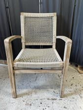 Image of Garden Trading Chilford Dining Carver Chair, Acacia RRP210