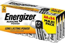 Image of Energizer AA Batteries, Alkaline Power Double a Batteries, 24 Pack