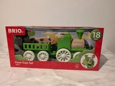 Image of Bnwt Brio My Home Town - Farm Train Set Gift