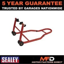 Image of Sealey Universal Rear Paddock Stand with Rubber Supports RPS2KD