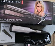 Image of Remington Pro-Ceramic Extra Wide Plate Hair Straightener - S5525 4G9NC5Q*new