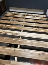 Image of bed frame king size oak