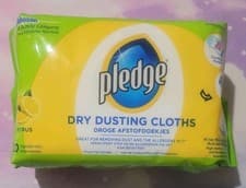 Image of Pledge Dry Dusting Cloths Citrus Pack Of 20