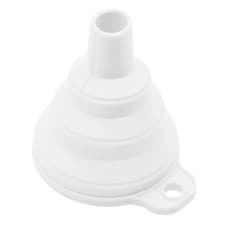 Image of Silicone Mini Collapsible Funnel Small Telescopic Foldable Easy Storage uk