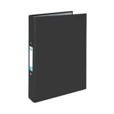 Image of Elba 25mm Ring Binder Paper Over Board A4 Black (10 Pack) 400033495