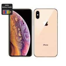 Image of Apple iPhone XS 64GB Gold - Unlocked - 100% Battery Health - Very Good Condition