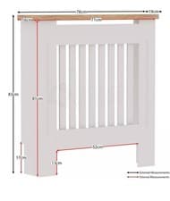 Image of Radiator Cover White - brand new in box
