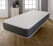 Image of eXtreme Comfort 7" Zig Zag Grey Memory Form Spring Mattress - Single/Double/King