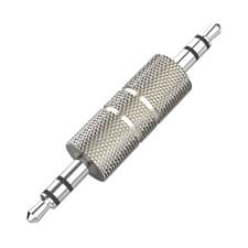 Image of 3.5mm Stereo Jack Plug Metal Male-to-Male Coupler Joiner Adapter