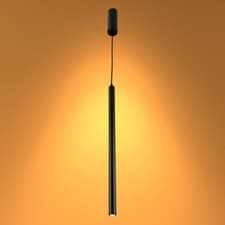 Image of Modern Cylinder Pendant Ceiling Light Integrated LED Suspended Downlight