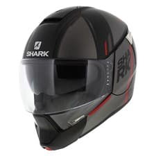 Image of Shark Evojet Helmet Vyda Matt Black Anthracite Red KAR - Size XS