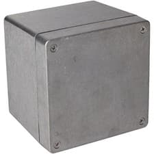Image of R-TECH IP65 Diecast Box 120.5 x 120.5 x 101.5mm
