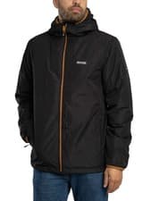 Image of Regatta Men's Caspen Waterproof Jacket, Black