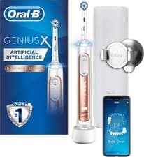 Image of Oral-B Genius X with Artificial Intelligence Rose Gold Electric Toothbrush