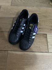 Image of Adidas Superstar Originals Men's Black/White Size Uk 8 , Eur 43