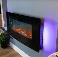 Image of Focal Point Fires 1.5kW Pasadena LED Electric Fire - Black