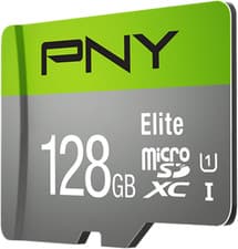 Image of PNY Elite Microsdxc Card 128GB Class 10 UHS-I U1 100Mb/S A1 V10