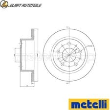 Image of 2x BRAKE DISCS 23-0911C FOR FIAT DUCATO/VAN/BUS/PLATFORM/CHASSIS PEUGEOT