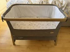 Image of Tutti Bambini CoZee Bedside Crib - Charcoal