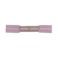Image of Sealey RTSB100 Heat Shrink Butt Connector Terminal Ø4.8mm Red Pack of 100