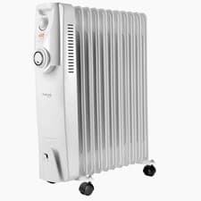 Image of Energy Efficient Oil-Filled Radiator, 2500W, 11 Fin – Adjustable Thermostat
